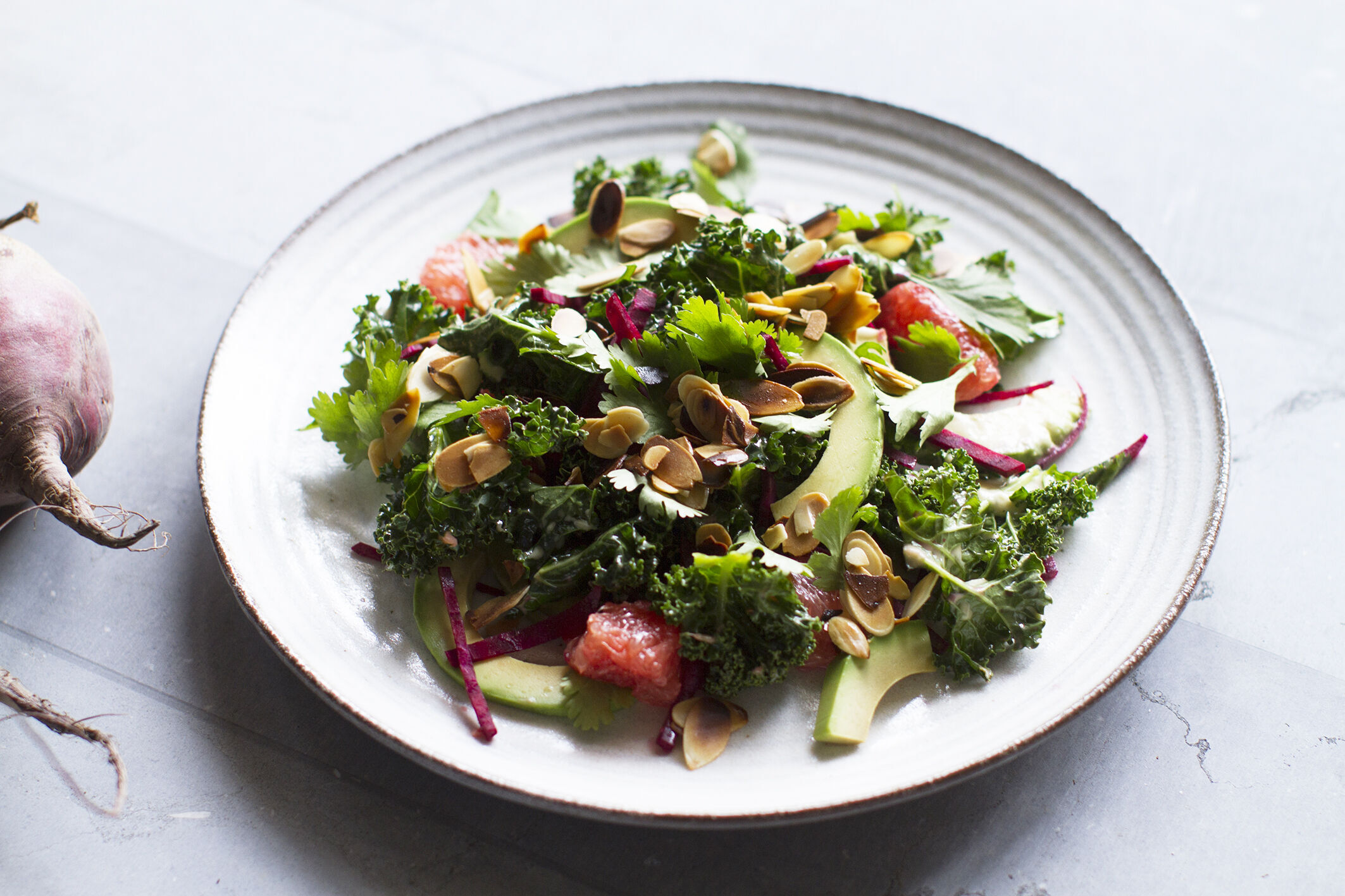 Working from home? Treat yourself to this delicious superfood salad with umami dressing